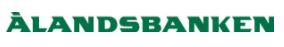 Ålandsbanken Abp issues SEK 350,000,000 Additional Tier 1 Notes